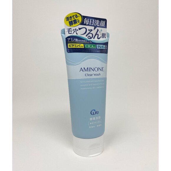 Cure Aminone Clear Wash Face Cleanser 130g CICA Vitamin C Japanese Skincare - Picture 1 of 2